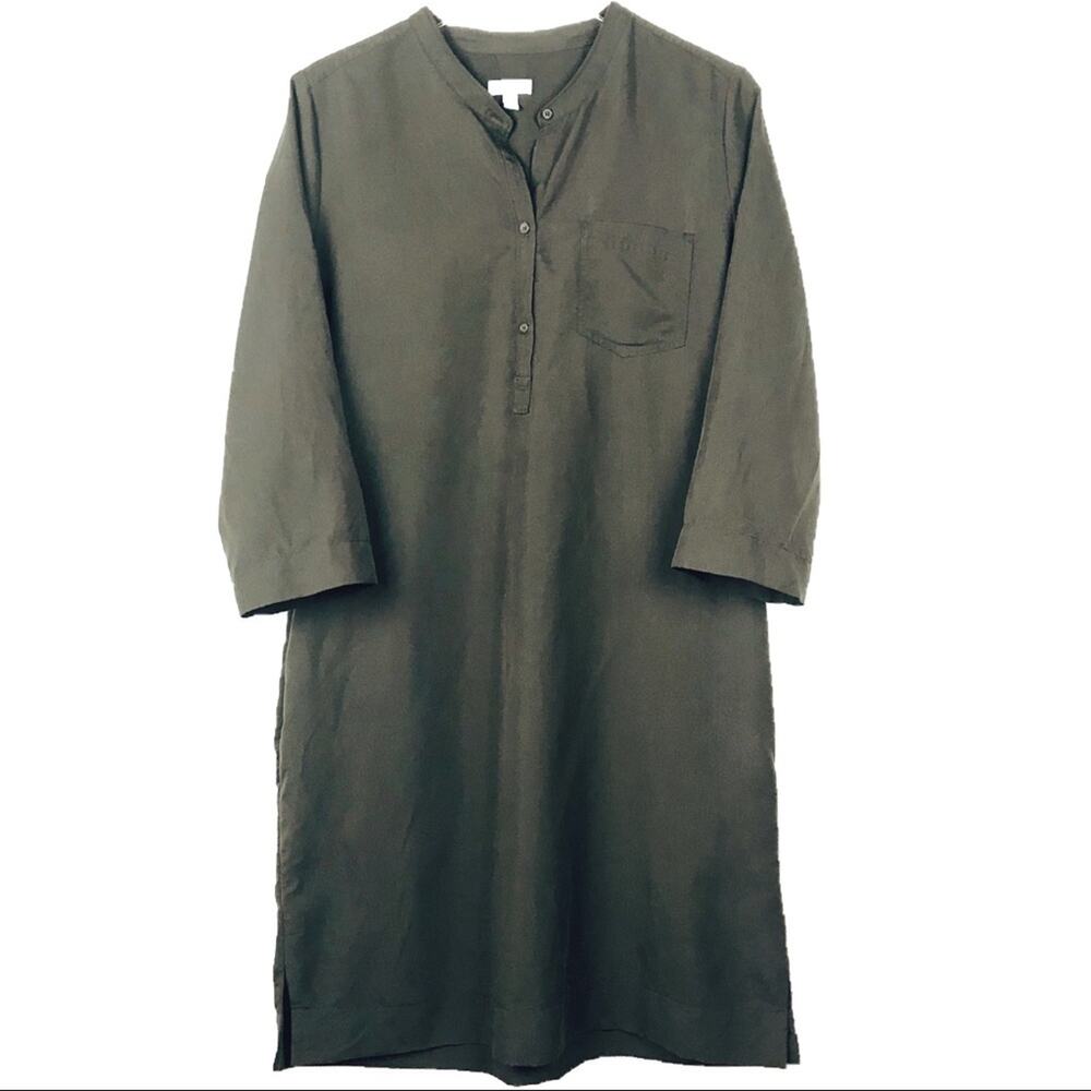 Susina 3/4 Sleeve Tunic Dress Sz L